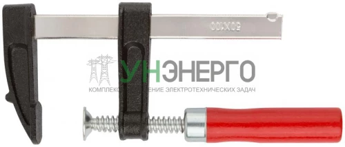 Струбцина тип "F" 50х100мм FIT 59010