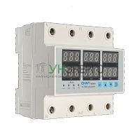Реле контроля напряжения и тока NJVA1-100 3P+N 100А нагрузка снизу CHINT 508571