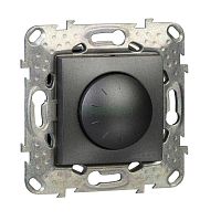 Светорегулятор (диммер) Unica LED поворотно-нажимной универс. 4-400Вт графит SchE MGU5.513.12 Светорегулятор (диммер) Unica LED поворотно-нажимной универс. 4-400Вт графит SchE MGU5.513.12
