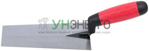Мастерок каменщика 180мм прорезиненная ручка КУРС 04933 фото 2