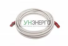 Патч-корд кат.5E F/UTP экранир. LSZH PC-LPM-STP-RJ45-RJ45-C5e-5M-LSZH-GY 5м сер. Hyperline 42339