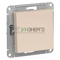 Выключатель 1-кл. СП AtlasDesign 10А IP20 (сх. 1) 10AX с самовозвратом механизм беж. SE ATN000215