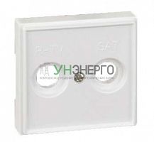 Крышка для розетки R-TV/SAT (ТВ/Спутник) Simon27 Scudo бел. 2705097-030 Крышка для розетки R-TV/SAT (ТВ/Спутник) Simon27 Scudo бел. 2705097-030