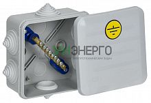 Коробка КУП КМ41361 100х100х50 IP44 6 вводов (7035) IEK UKO21-100-100-050-K41-55U Коробка КУП КМ41361 100х100х50 IP44 6 вводов (7035) IEK UKO21-100-100-050-K41-55U