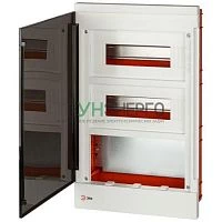 Щит распределительный со слаботочным отсеком MultiBox bs-24f встраиваемый пластиковый 24 модуля IP40 Эра Б0059317