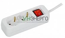 Удлинитель 2х5м 10А У02К ПВС 3х1 бел. UMA IEK UM-YP10-10-02-05-ZK-K01 Удлинитель 2х5м 10А У02К ПВС 3х1 бел. UMA IEK UM-YP10-10-02-05-ZK-K01
