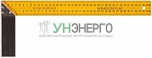 Угольник столярный двусторонняя шкала 400мм MOS 19375М