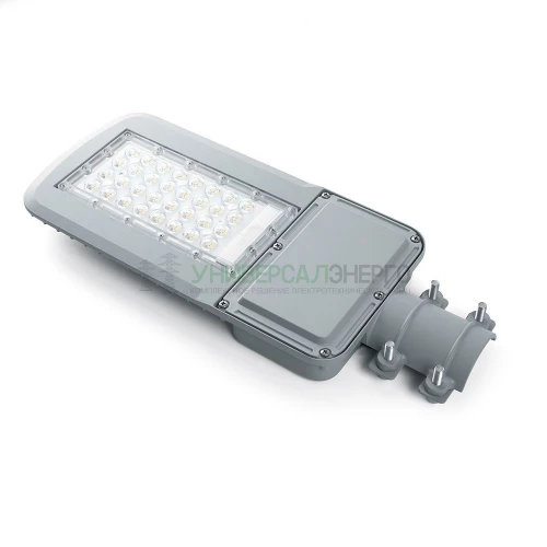 Светодиодный уличный консольный светильник Feron SP3040 30W 5000K 230V, серый 41547 фото 2