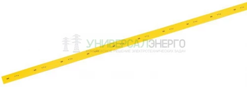 Трубка термоусадочная ТТУ нг-LS 14/7 желт. 1м IEK UDRS-D14-1-K05
