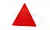 Светоотражатель красный треугольный с отверстиями с винтами WAS 52