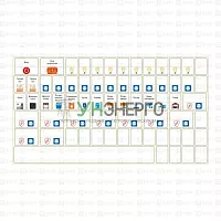 Наклейка модульная большой комплект 164х299 PROxima EKF mn-1-3 Наклейка модульная большой комплект 164х299 PROxima EKF mn-1-3