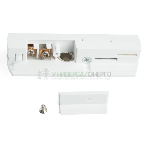 Коннектор для подвесных трековых светильников, белый LD1015 48558 фото 2
