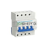 Выключатель автоматический модульный 4п (3P+N) C 32А 6кА NB2-80ZT (R) CHINT 448265 Выключатель автоматический модульный 4п (3P+N) C 32А 6кА NB2-80ZT (R) CHINT 448265