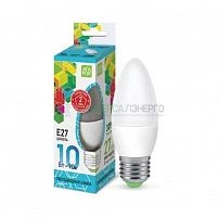Лампа светодиодная LED-Свеча-standard 10Вт 4000К нейтр. бел. E27 900лм 230В ASD 4690612015545