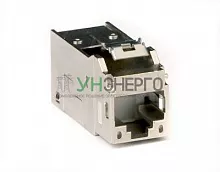 Модуль Keystone RJ45 кат.5е экранированный серебр. DKC RNK5EFSL