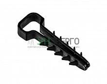 Дюбель-хомут PCD-F 05х08-45-100BL для плоского кабеля PA6.6 черн. (уп.100шт) JazzWay 5054967 Дюбель-хомут PCD-F 05х08-45-100BL для плоского кабеля PA6.6 черн. (уп.100шт) JazzWay 5054967