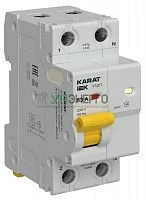 Устройство защиты от дугового пробоя (УЗДП) 1P+N 63А KARAT IEK KA-DP10-1-063 Устройство защиты от дугового пробоя (УЗДП) 1P+N 63А KARAT IEK KA-DP10-1-063