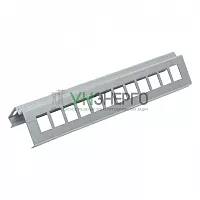 Патч-панель для 12 модулей RJ45 "Nova" PROxima EKF nv-pp12 Патч-панель для 12 модулей RJ45 "Nova" PROxima EKF nv-pp12