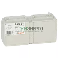 Коробка монтажная 2х3мод. для колон DLP Leg 650331