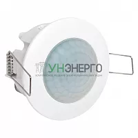 Датчик движения (ИК) MS-100 (ДД) встраив. 1200Вт 360град. до 6м IP20 EKF dd-ms-100