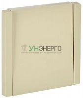 Выключатель проходной 1-кл. СП FORTE&PIANO 10А FP404 с индикацией ваниль IEK FP-V12-1-10-1-K10