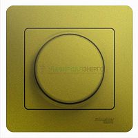 Светорегулятор (диммер) Glossa LED RC 630Вт/В.А в сборе фисташк. SchE GSL001037 Светорегулятор (диммер) Glossa LED RC 630Вт/В.А в сборе фисташк. SchE GSL001037