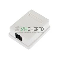 Розетка компьютерная 1-м ОП RJ45 (8P8C) кат.6 UTP неэкранир. Rexant 03-0132 Розетка компьютерная 1-м ОП RJ45 (8P8C) кат.6 UTP неэкранир. Rexant 03-0132