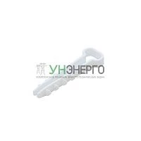 Дюбель-хомут 5-8 для плоского кабеля бел. (уп.100шт) Промрукав PR08.6951