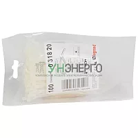 Хомут кабельный Colring 2.4х95 бесцвет. (уп.100шт) Leg 031820