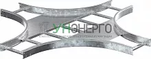 Ответвитель для лотка Х-образ. 55х600 R600 HDZ LESTA IEK CKR05-4-055-600-HDZ Ответвитель для лотка Х-образ. 55х600 R600 HDZ LESTA IEK CKR05-4-055-600-HDZ