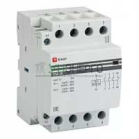 Контактор модульный КМ 25А 3NО+NC (3 мод.) EKF km-3-25-31 Контактор модульный КМ 25А 3NО+NC (3 мод.) EKF km-3-25-31