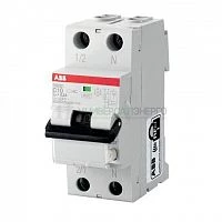Выключатель автоматический дифференциального тока 6А 30мА DS201 L C6 AC30 ABB 2CSR245080R1064