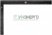 Угольник столярный цельнометаллический 400х600мм MOS 19616М