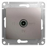 Механизм розетки TV Glossa проходной 4DB платина SchE GSL001292