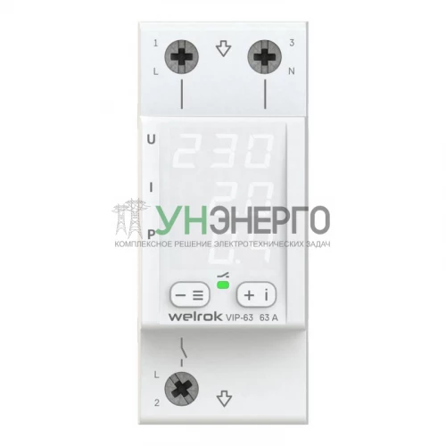 Реле напряжения VIP-63 многофункц. Welrok 4660251140335