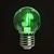 Лампа светодиодная Feron LB-383 Шарик прозрачный E27 2W зеленый 48935