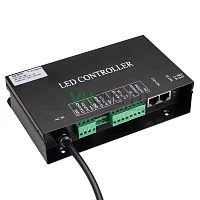 Контроллер HX-SPI-DMX-SL-4P (4096 pix 220В TCP/IP add ArtNet) (IP20 металл) Arlight 027277 Контроллер HX-SPI-DMX-SL-4P (4096 pix 220В TCP/IP add ArtNet) (IP20 металл) Arlight 027277