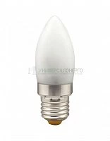 Лампа светодиодная, 6LED(3.5W) 230V E27 6400K матовая хром, LB-70 25301