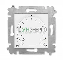 Терморегулятор Levit с поворотной ручкой 16А бел./бел. 16A ABB 2CHH920003A6003