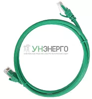 Патч-корд кат.5е UTP 5м зел. ITK PC02-C5EU-5M