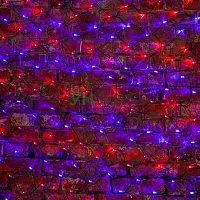 Гирлянда светодиодная "Сеть" 2.5х2.5м 432LED красн./син. 26Вт 220-240В IP65 провод ПВХ черн. Neon-Night 215-033 Гирлянда светодиодная "Сеть" 2.5х2.5м 432LED красн./син. 26Вт 220-240В IP65 провод ПВХ черн. Neon-Night 215-033