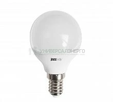 Лампа светодиодная PLED-LX 8Вт G45 шар 5000К холод. бел. E14 JazzWay 5028623