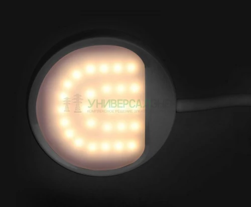 Светильник настольный KD-828 C01 LED 6.5Вт 230В 360лм сенс.рег.ярк .CCT RGB-ночник &quot;Звездн. небо&quot; бел. Camelion 13006 фото 5