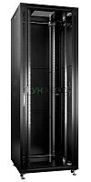 Шкаф монтажный телекоммуникационный напольный SH-05C-47U80/80-BK 19дюйм для распред. и серверн. оборудования 47U 800х800х2277мм передн. стеклян. и задн. сплошн. метал. двери ручка с замком черн. (RAL 9004) Cabeus 8579c Шкаф монтажный телекоммуникационный напольный SH-05C-47U80/80-BK 19дюйм для распред. и серверн. оборудования 47U 800х800х2277мм передн. стеклян. и задн. сплошн. метал. двери ручка с замком черн. (RAL 9004) Cabeus 8579c