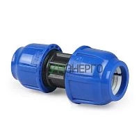 Муфта компрессионная переходная PN16 d32/25 для ПЭ труб RTP 11522 Муфта компрессионная переходная PN16 d32/25 для ПЭ труб RTP 11522