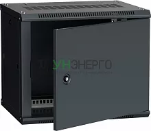 Шкаф 19 дюйм LINEA W 6U 600х450мм настен. метал. дверь RAL9005 ITK LWR5-06U64-MF Шкаф 19 дюйм LINEA W 6U 600х450мм настен. метал. дверь RAL9005 ITK LWR5-06U64-MF