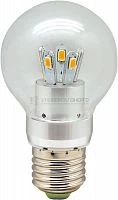 Лампа светодиодная, 10LED(5W) 230V E27 4000K матовая, LB-42 25330