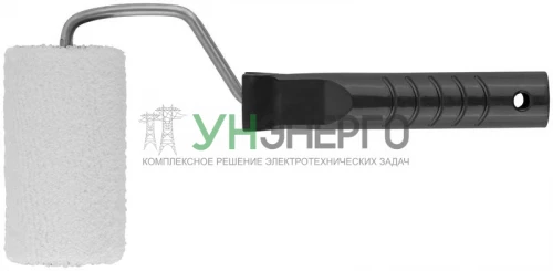 Валик 100мм с ручкой велюр. КУРС 02571