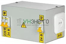 Ящик с понижающим трансформатором ЯТП 0.25 220/24В (3 авт. выкл.) IEK MTT13-024-0250 Ящик с понижающим трансформатором ЯТП 0.25 220/24В (3 авт. выкл.) IEK MTT13-024-0250
