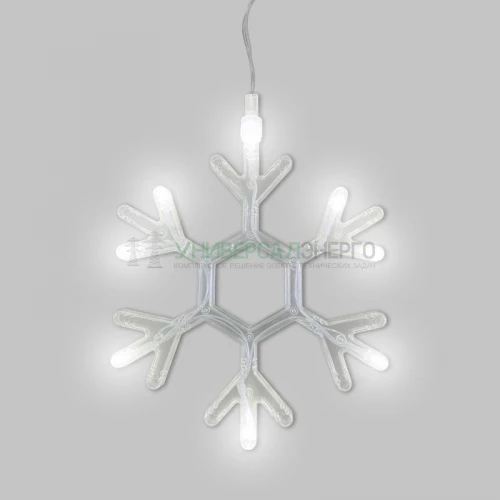 Фигура светодиодная "Снежинка" на присоске с подвесом бел. Neon-Night 501-019